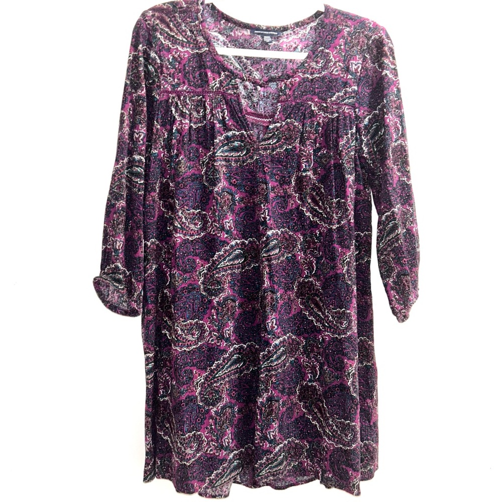 Paisley Print Tunic Dress